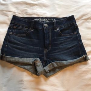 BNWOT American Eagle High Rise Cuffed Shorts